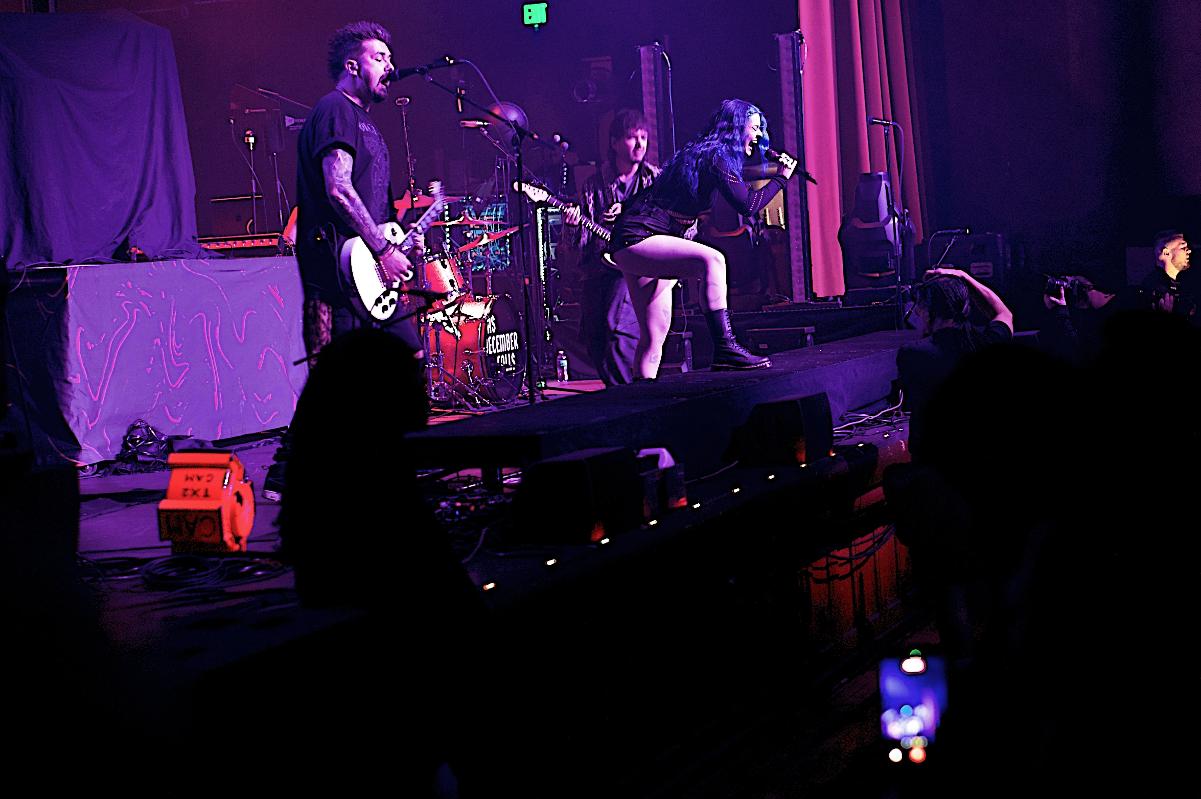 Black Veil Brides 2026 North American tour kickoff at the Riverside Municipal Auditorium with From Ashes to New, TX2, and As December Falls.