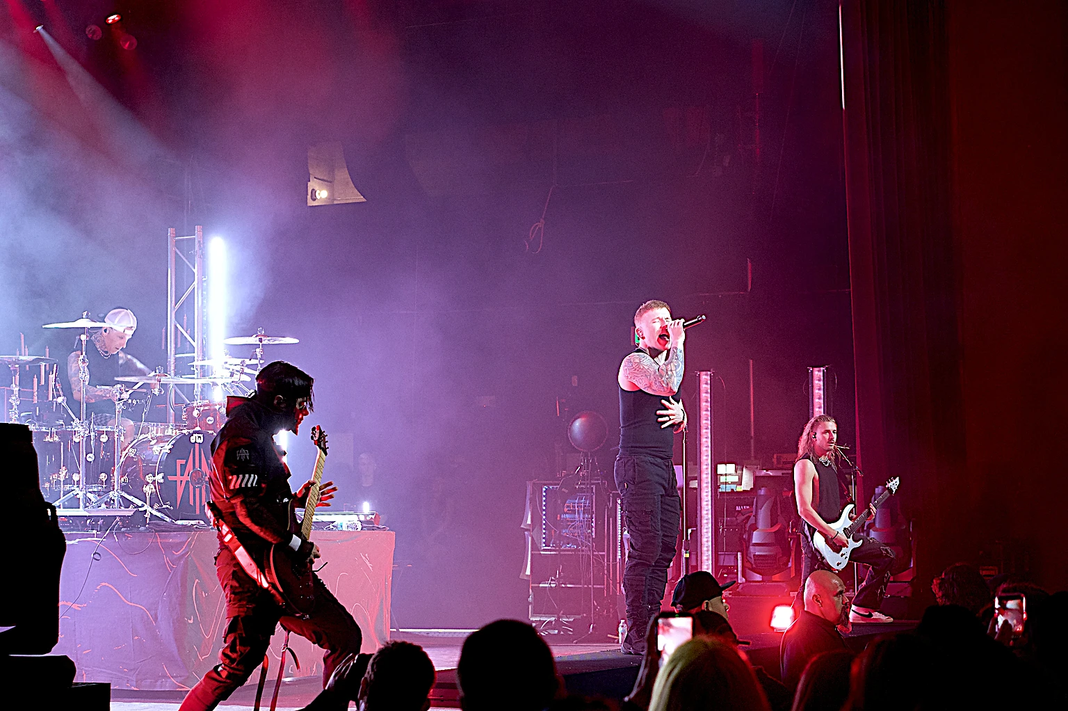 Black Veil Brides 2026 North American tour kickoff at the Riverside Municipal Auditorium with From Ashes to New, TX2, and As December Falls.