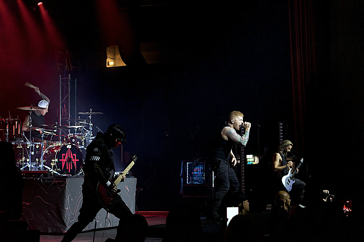 Black Veil Brides 2026 North American tour kickoff at the Riverside Municipal Auditorium with From Ashes to New, TX2, and As December Falls.