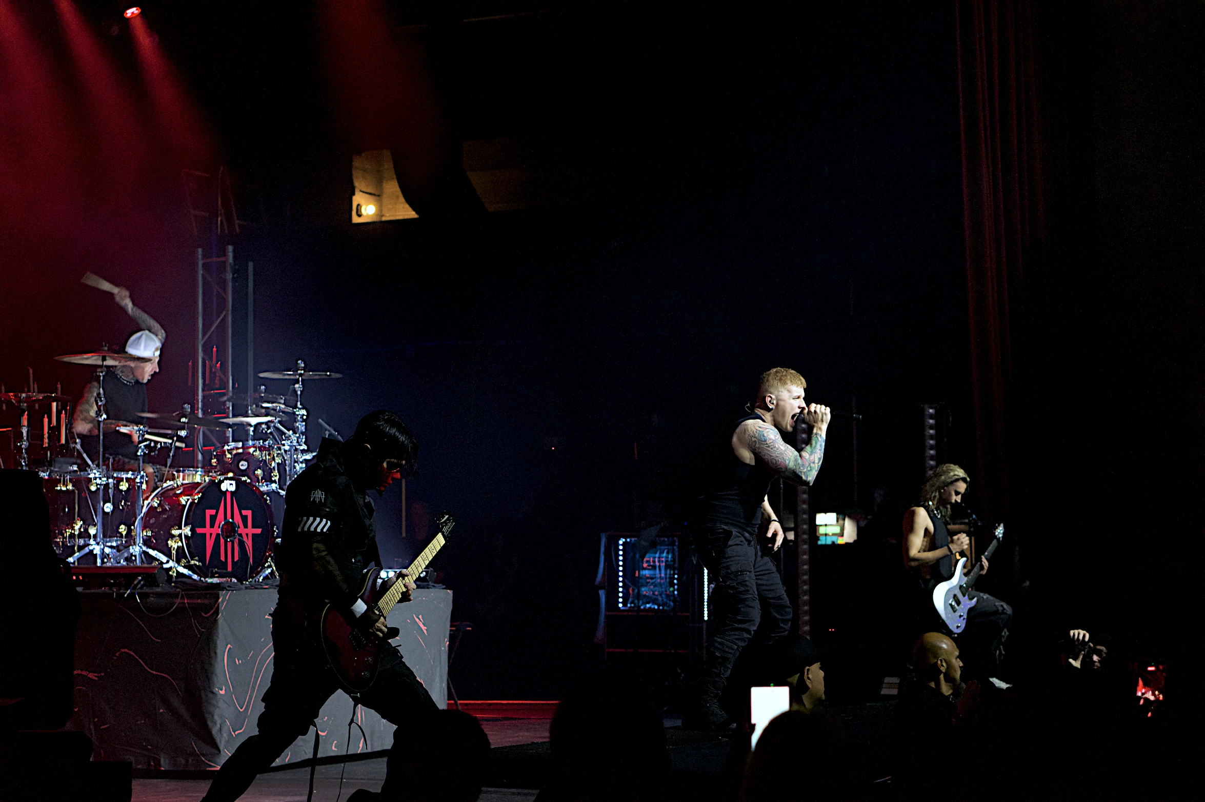 Black Veil Brides 2026 North American tour kickoff at the Riverside Municipal Auditorium with From Ashes to New, TX2, and As December Falls.