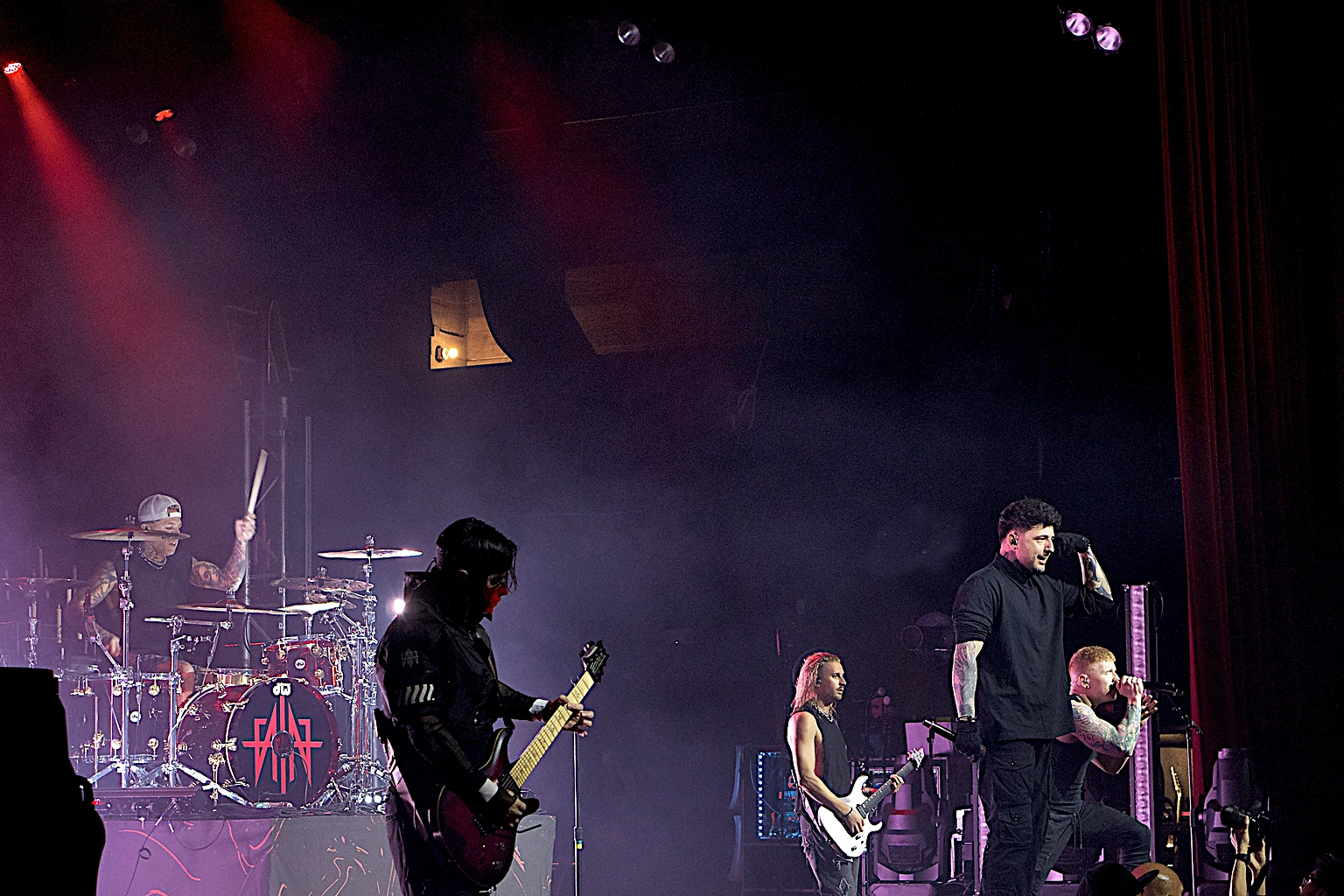 Black Veil Brides 2026 North American tour kickoff at the Riverside Municipal Auditorium with From Ashes to New, TX2, and As December Falls.