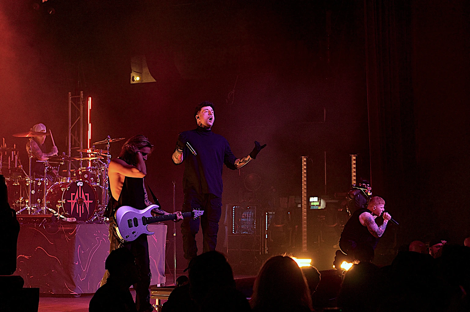 Black Veil Brides 2026 North American tour kickoff at the Riverside Municipal Auditorium with From Ashes to New, TX2, and As December Falls.