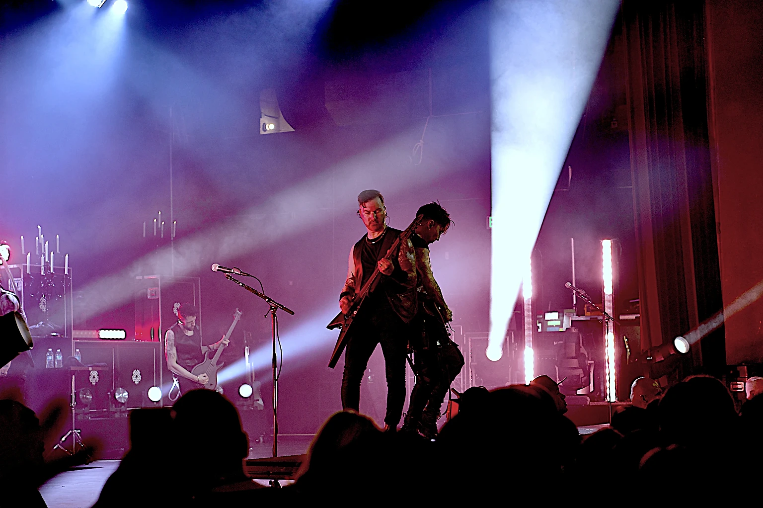 Black Veil Brides 2026 North American tour kickoff at the Riverside Municipal Auditorium with From Ashes to New, TX2, and As December Falls.