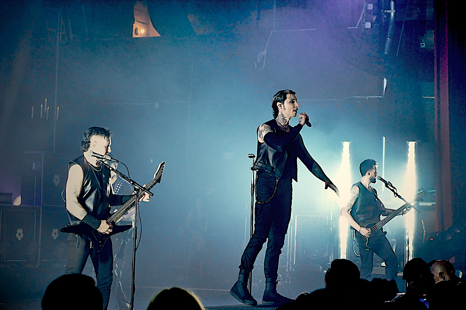 Black Veil Brides 2026 North American tour kickoff at the Riverside Municipal Auditorium with From Ashes to New, TX2, and As December Falls.