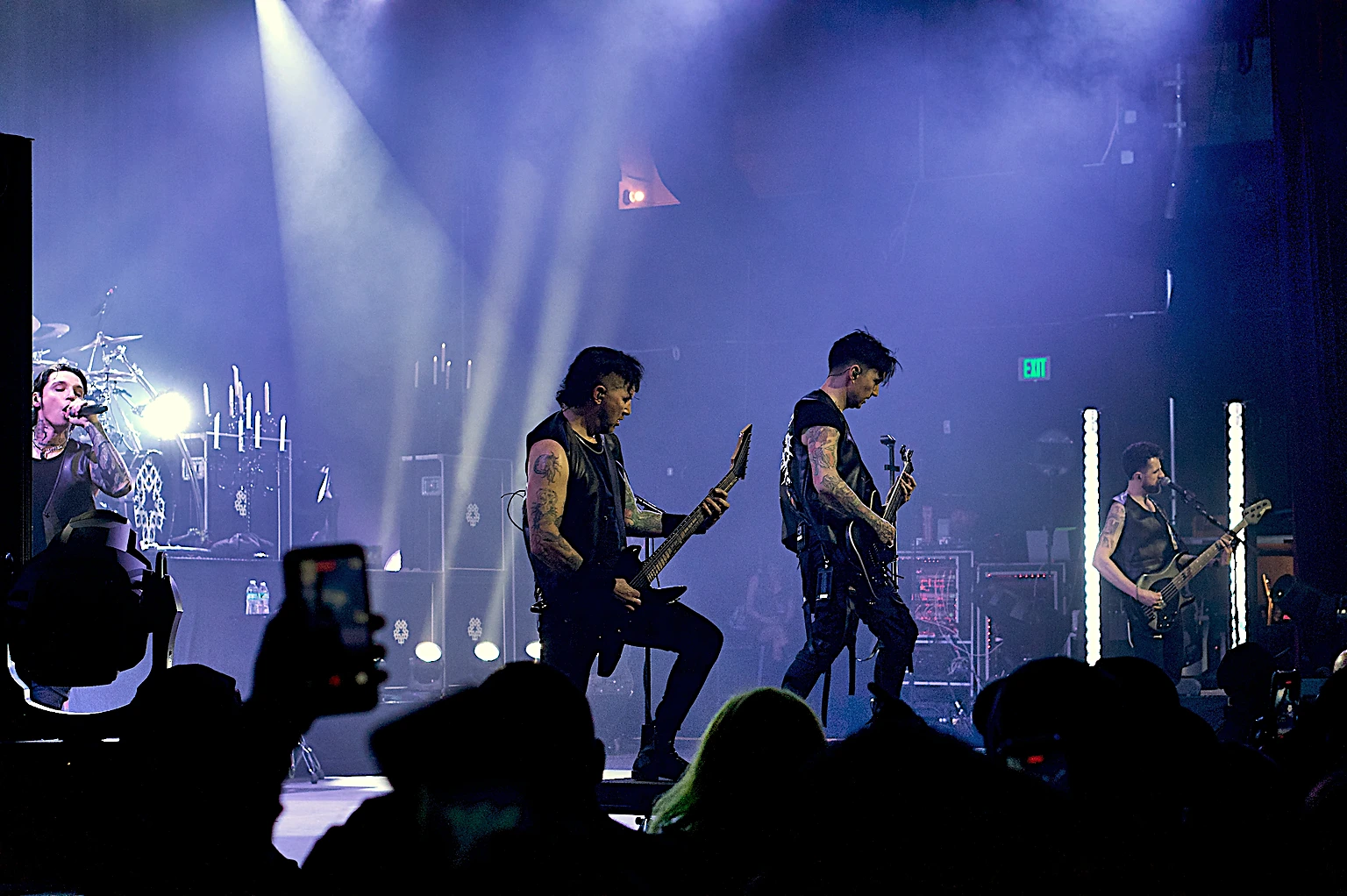 Black Veil Brides 2026 North American tour kickoff at the Riverside Municipal Auditorium with From Ashes to New, TX2, and As December Falls.