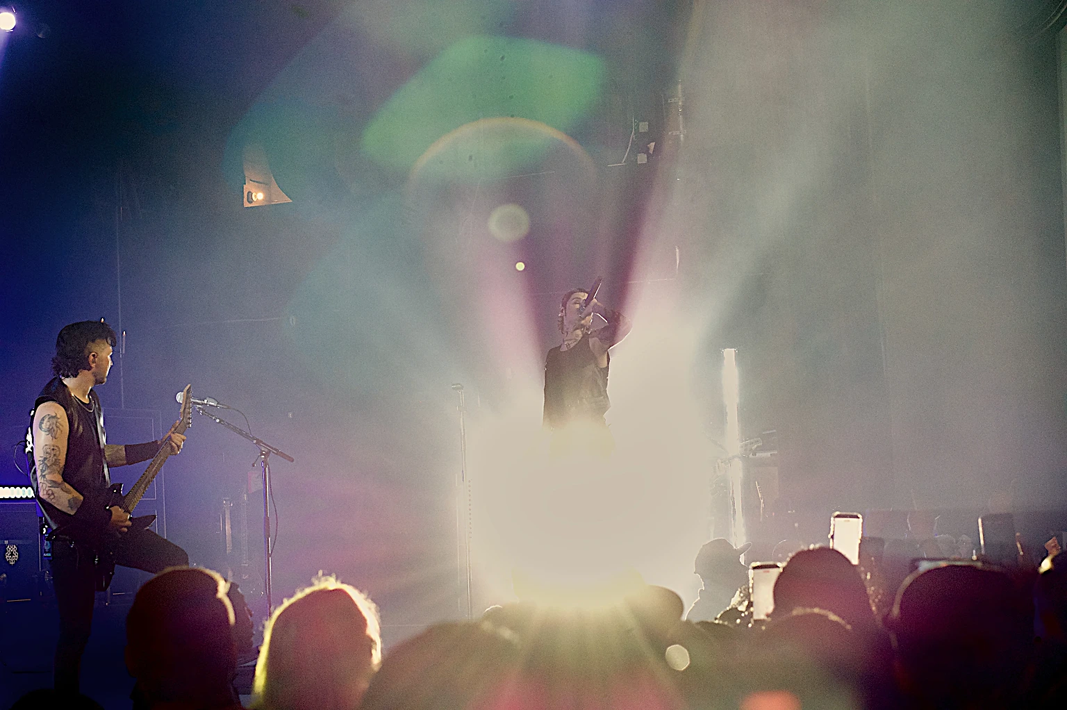 Black Veil Brides 2026 North American tour kickoff at the Riverside Municipal Auditorium with From Ashes to New, TX2, and As December Falls.