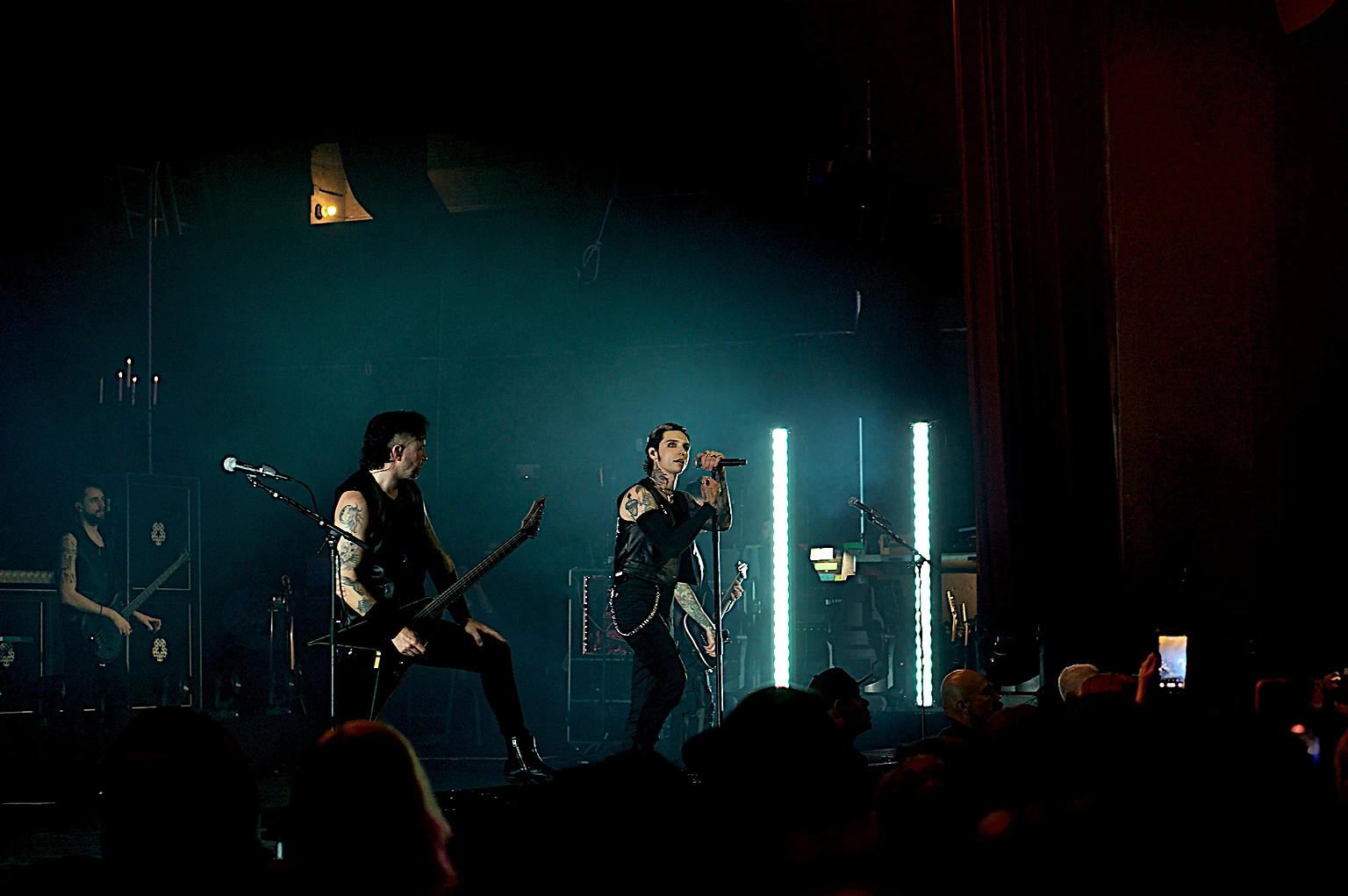 Black Veil Brides 2026 North American tour kickoff at the Riverside Municipal Auditorium with From Ashes to New, TX2, and As December Falls.