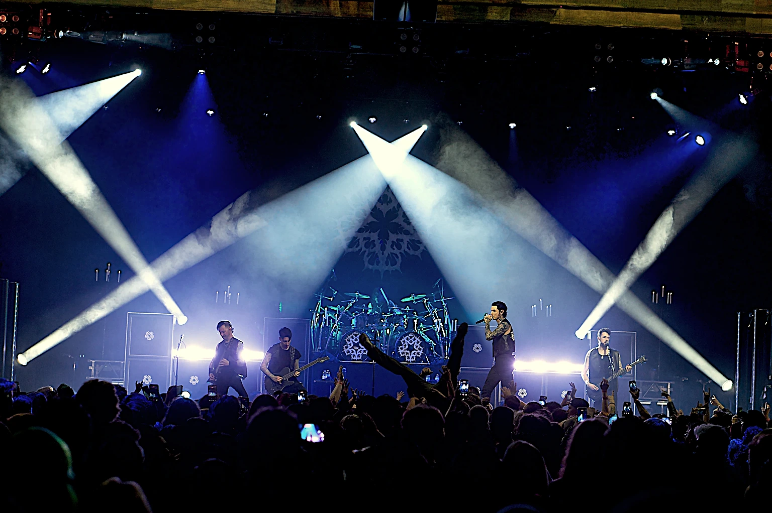 Black Veil Brides 2026 North American tour kickoff at the Riverside Municipal Auditorium with From Ashes to New, TX2, and As December Falls.