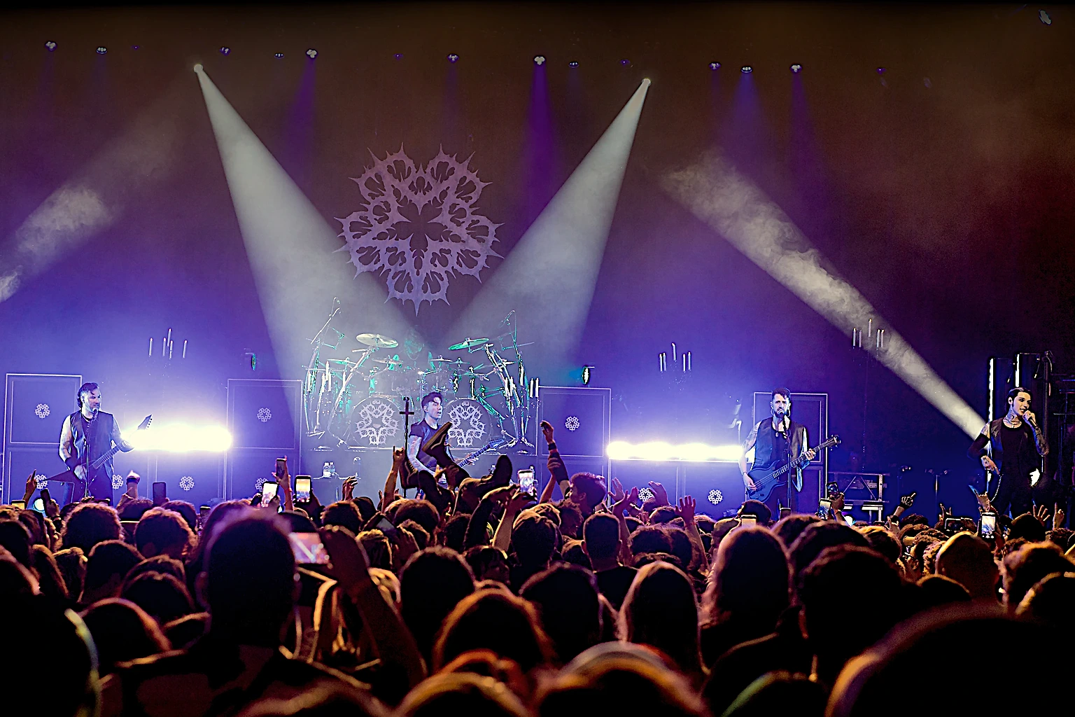 Black Veil Brides 2026 North American tour kickoff at the Riverside Municipal Auditorium with From Ashes to New, TX2, and As December Falls.